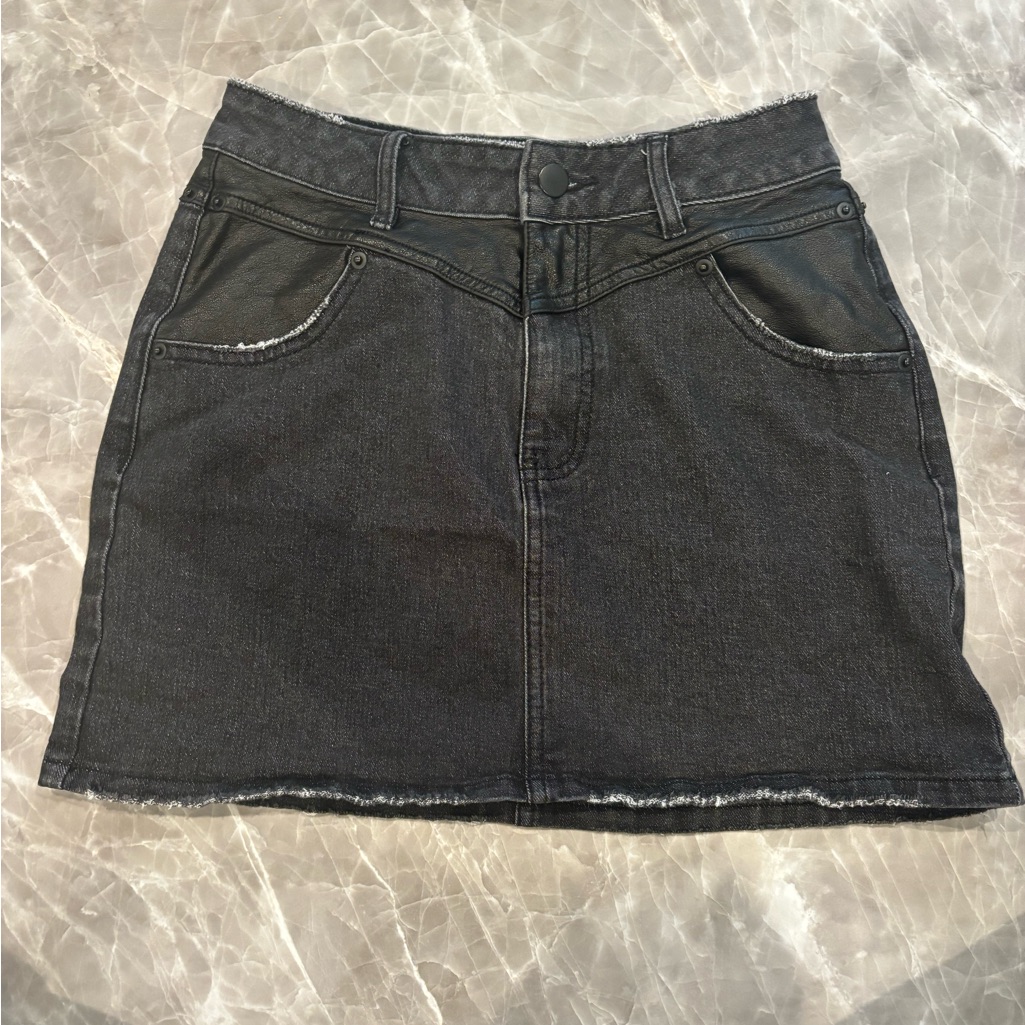 Tiger Mist Charcoal Mini Skirt